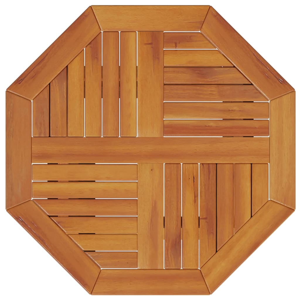 tömör akácfa összecsukható kerti asztal Ø60 x 75 cm