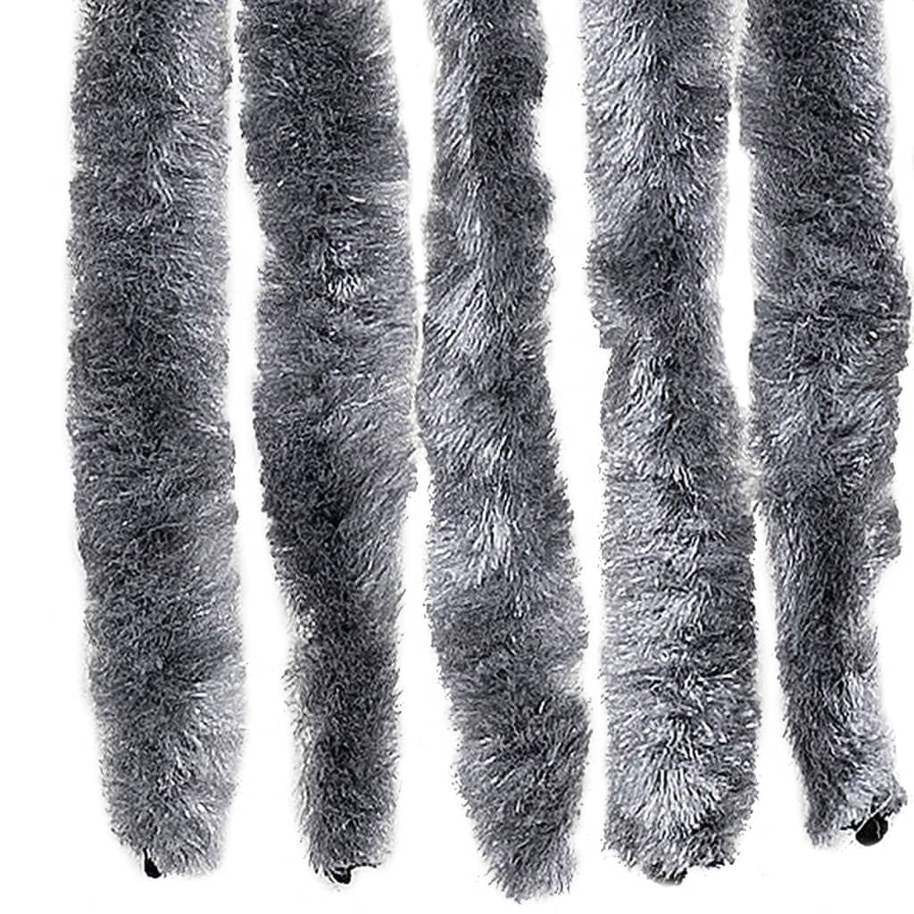 ezüst zsenília rovarfüggöny 100 x 230 cm