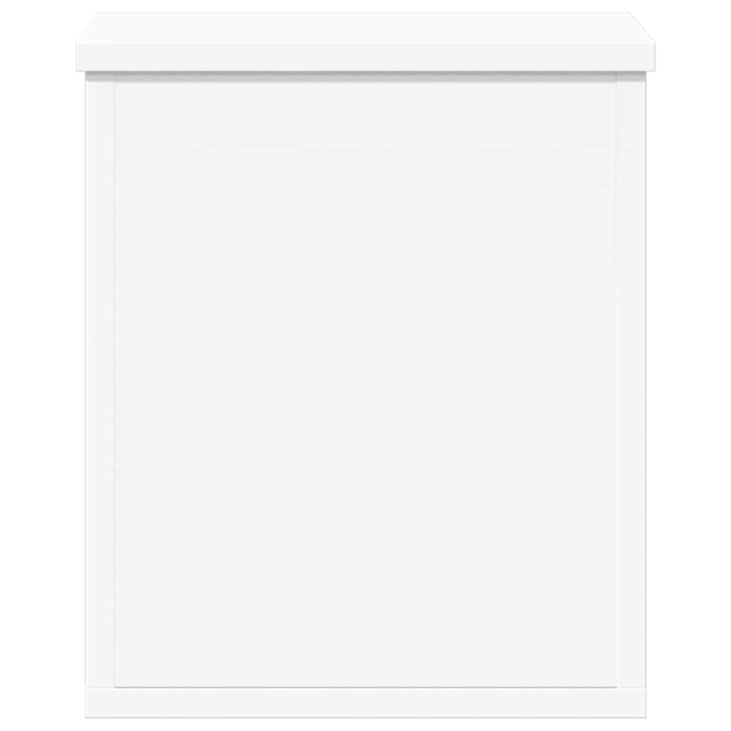 fehér szerelt fa tárolóláda 30 x 35 x 35 cm