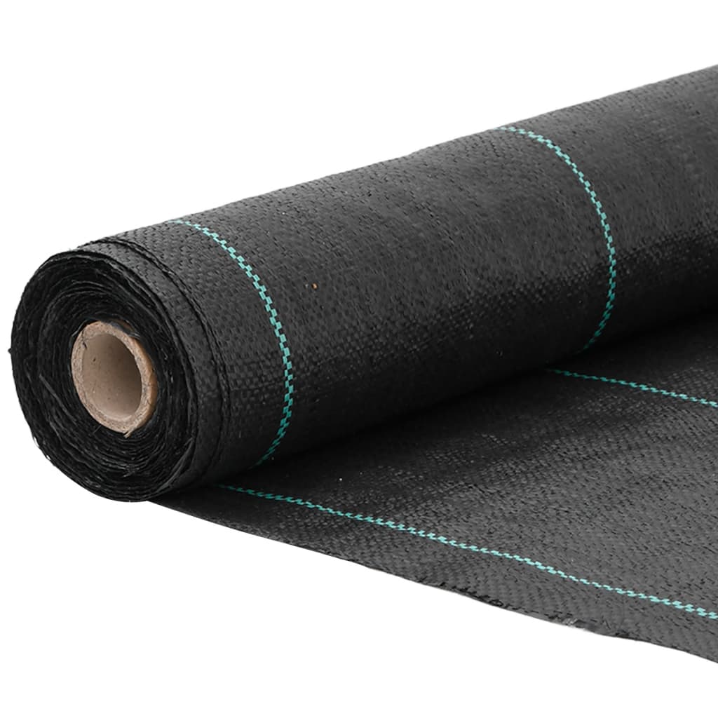 fekete PP talajtakaró membrán 1,5x10 m