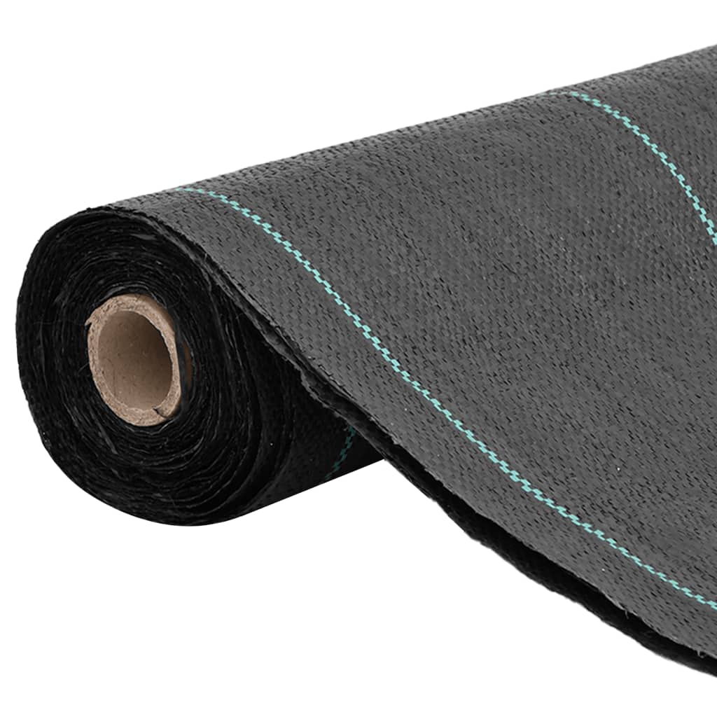 fekete PP talajtakaró membrán 1,5x25 m