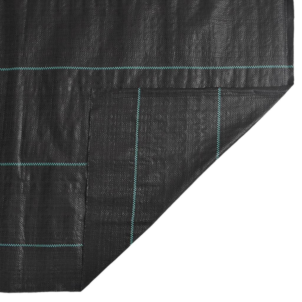 fekete PP talajtakaró membrán 1x25 m