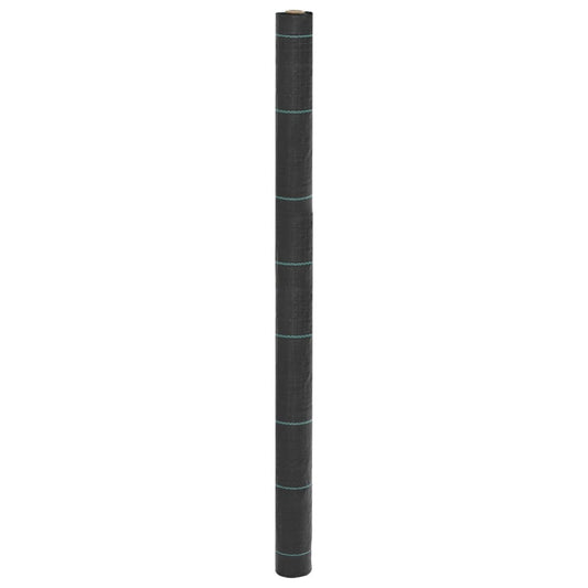 fekete PP talajtakaró membrán 1,5x150 m