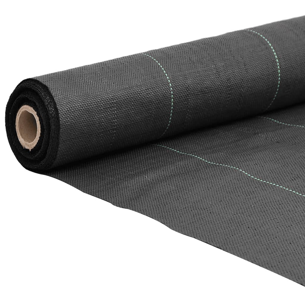 fekete PP talajtakaró membrán 1x25 m