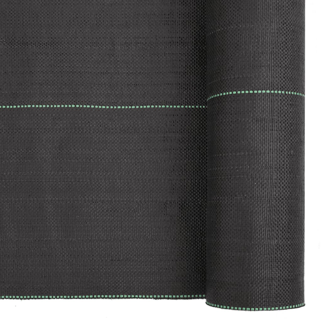 fekete PP talajtakaró membrán 1x25 m
