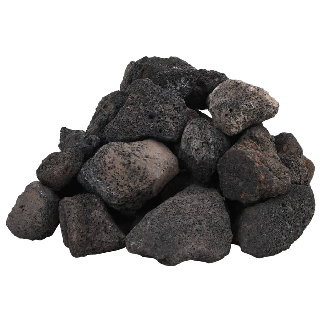 fekete vulkanikus kőzetek 5-8 cm 10 kg