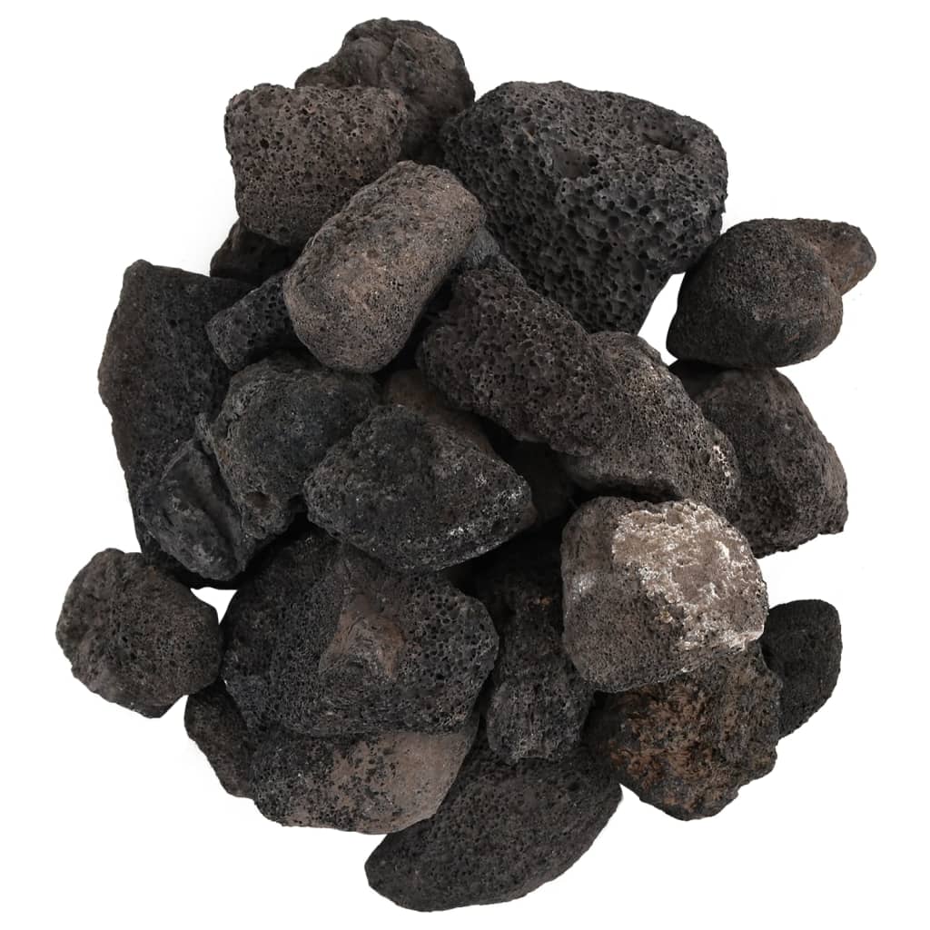 fekete vulkanikus kőzetek 5-8 cm 10 kg