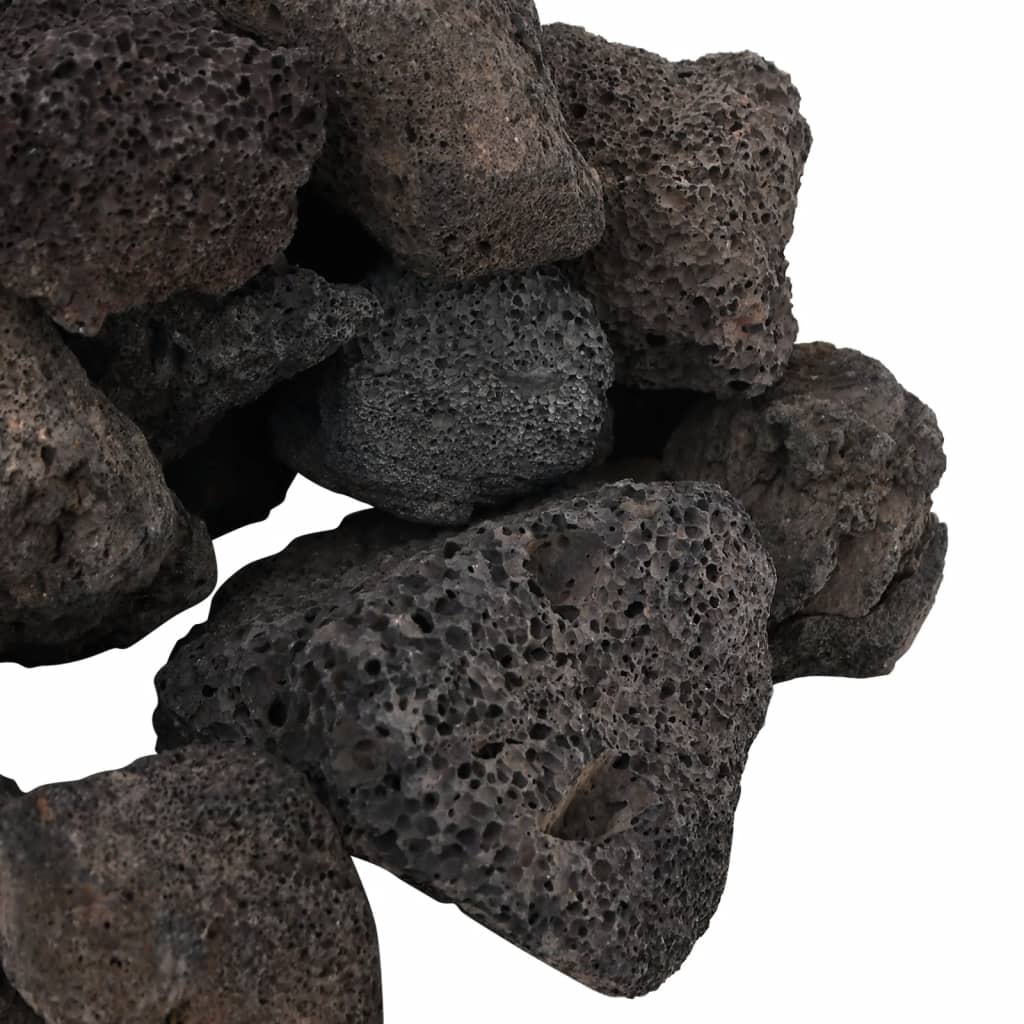 fekete vulkanikus kőzetek 5-8 cm 10 kg