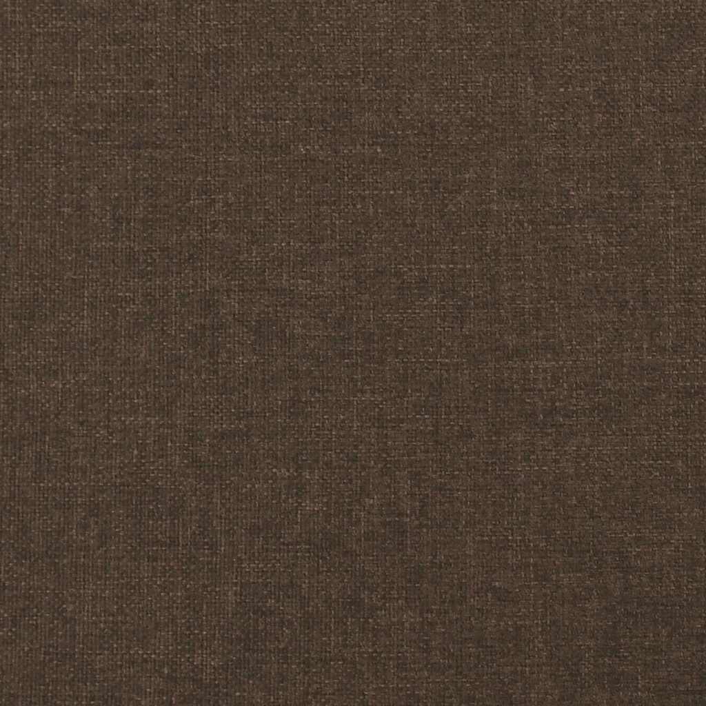 sötétbarna szövet rugós ágy matraccal 120 x 190 cm