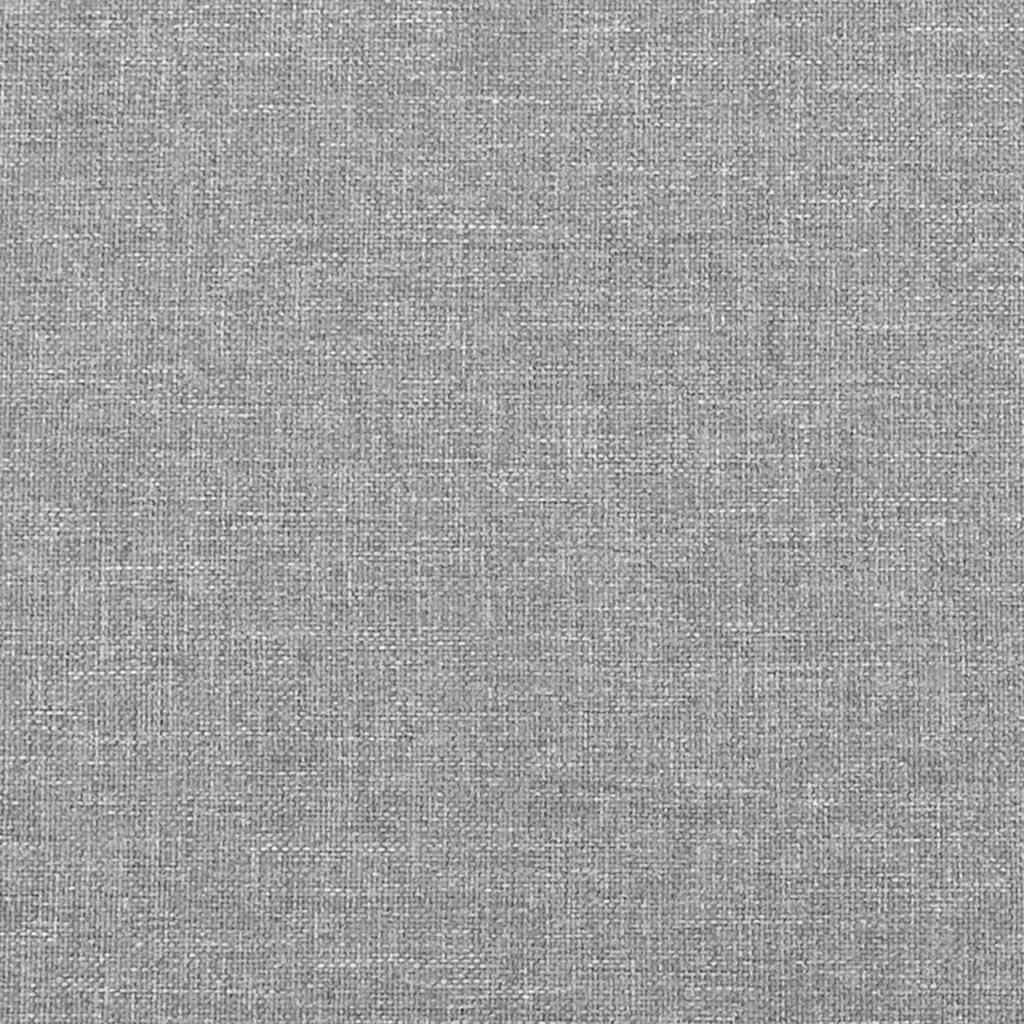 világosszürke szövet rugós ágy matraccal 120 x 190 cm