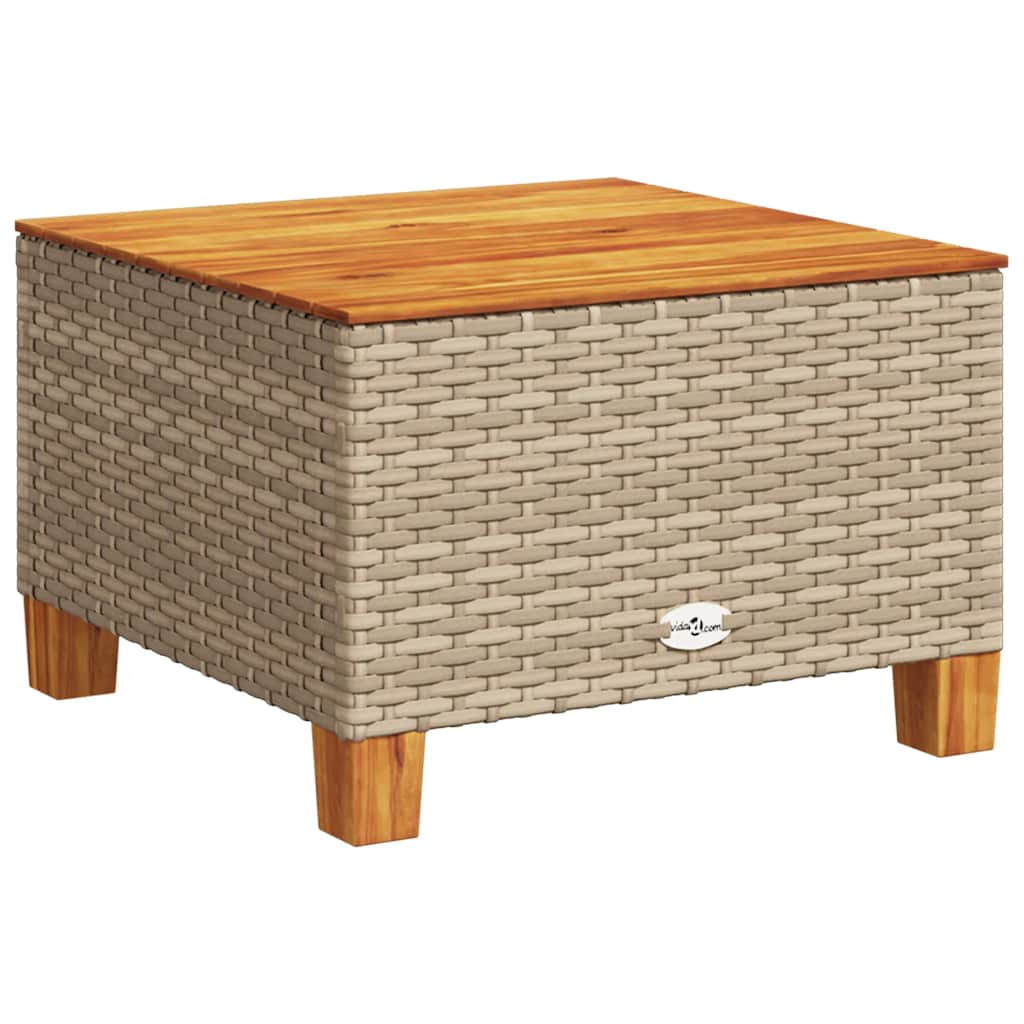 10 részes bézs polyrattan kerti ülőgarnitúra párnával