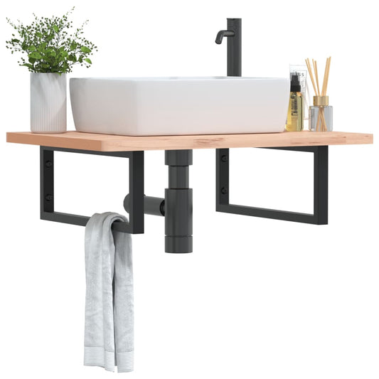 2 db fekete négyszögletes acél polctartó mosdóhoz