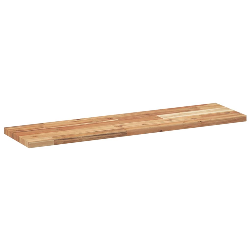 olajbevonatú tömör akácfa függőpolc 80 x 20 x 2 cm
