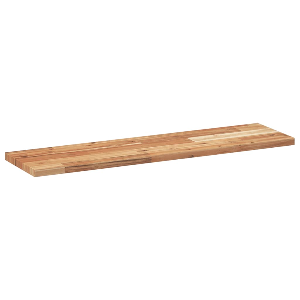 olajbevonatú tömör akácfa függőpolc 100 x 20 x 2 cm