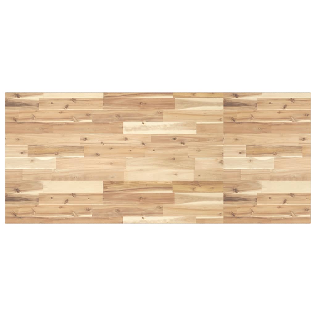kezeletlen tömör akácfa fürdőszobapult 140x60x2 cm