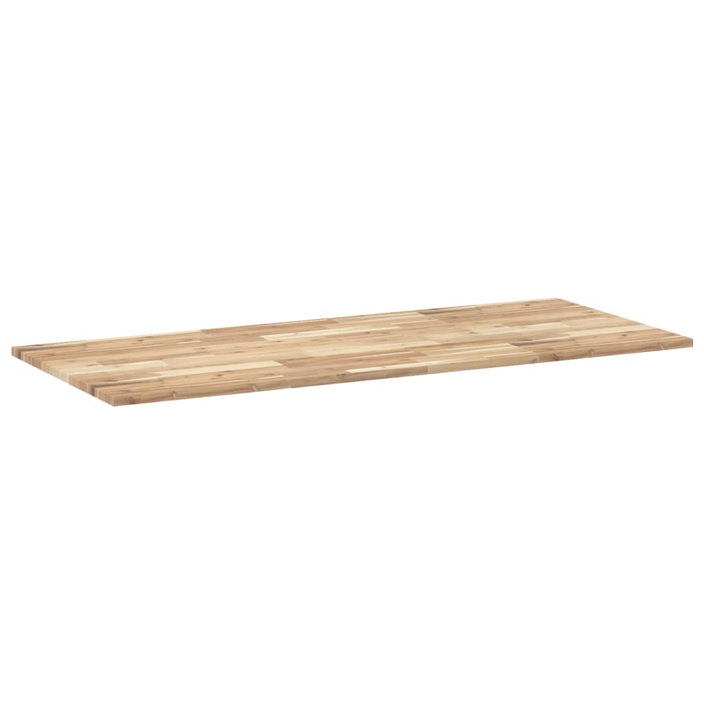 kezeletlen tömör akácfa fürdőszobapult 140x60x2 cm