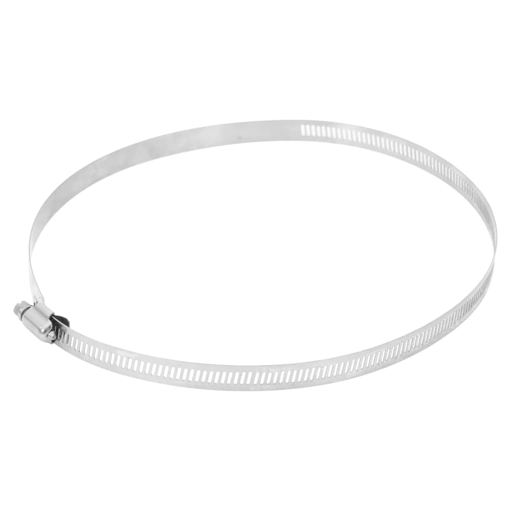 6 db 304-es rozsdamentes acél tömlőbilincs 91-220 mm