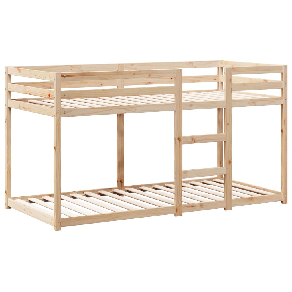 tömör fenyőfa emeletes ágy matrac nélkül 90 x 190 cm