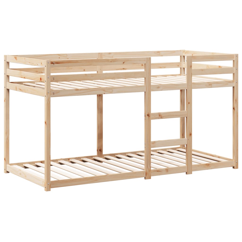 tömör fenyőfa emeletes ágy matrac nélkül 90 x 190 cm