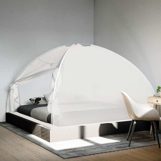 fehér hálós mongol szúnyogháló ajtókkal 200 x 200 x 135 cm