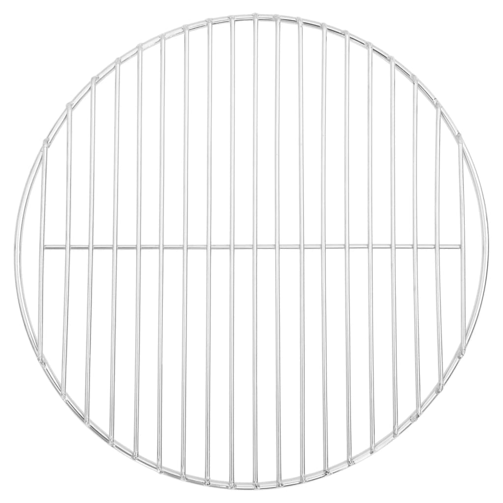 kerek 304 rozsdamentes acél BBQ grillrács Ø37 cm