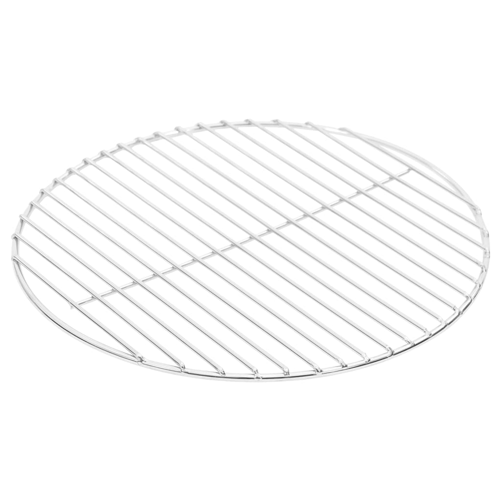 kerek 304 rozsdamentes acél BBQ grillrács Ø37 cm