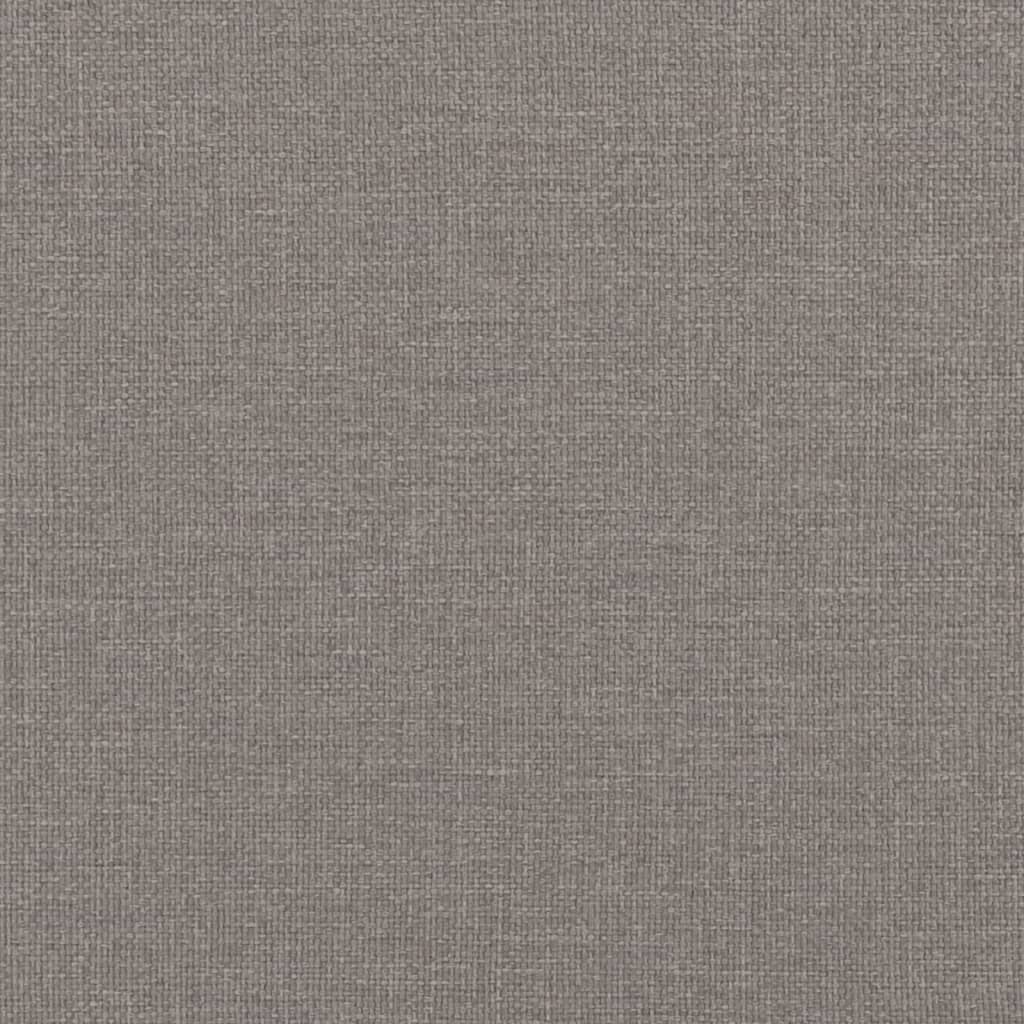 tópszínű szövet rugós ágy matraccal 120 x 200 cm