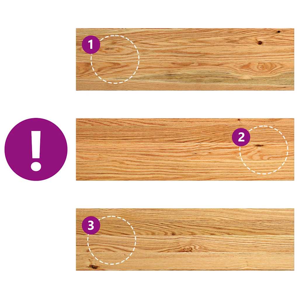 ablakpárkányok 2 db kezeletlen 70x20x2 cm tömör fa tölgyfa