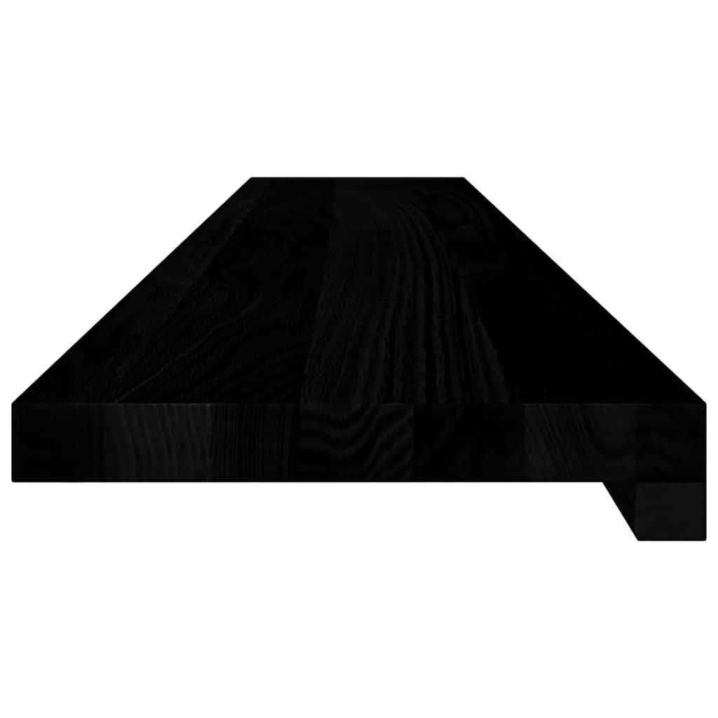 ablakpárkányok 2 db sötétbarna 110x20x2 cm tömör fa tölgyfa