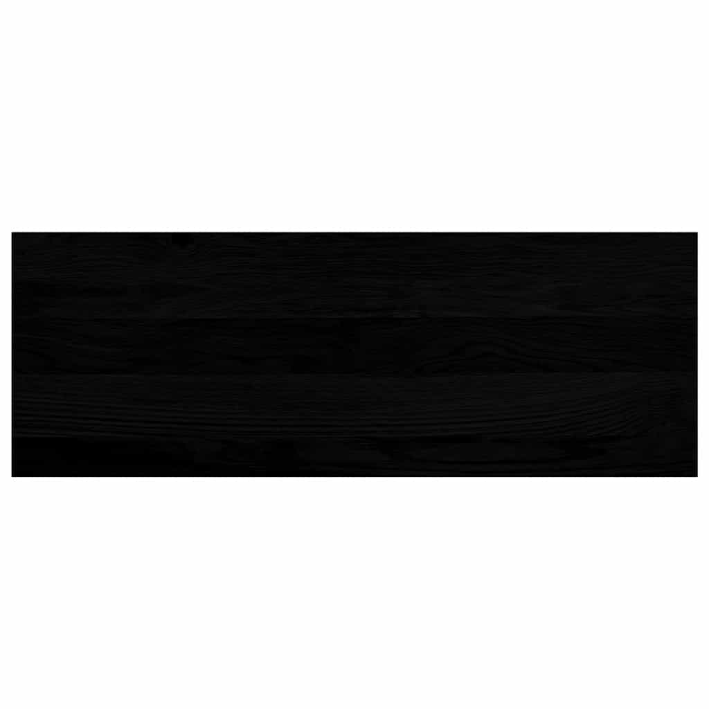 ablakpárkányok 2 db sötétbarna 70x25x2 cm tömör fa tölgyfa