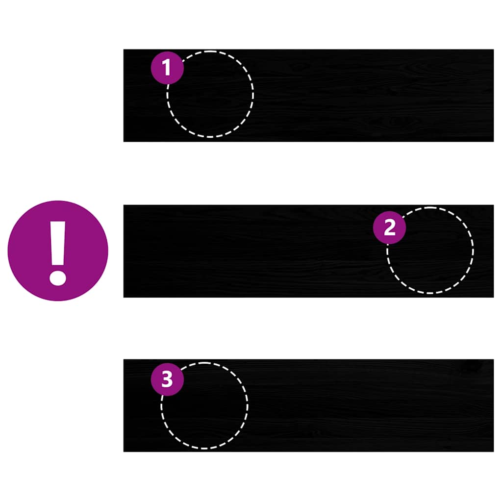 ablakpárkányok 2 db sötétbarna 100x30x2 cm tömör fa tölgyfa