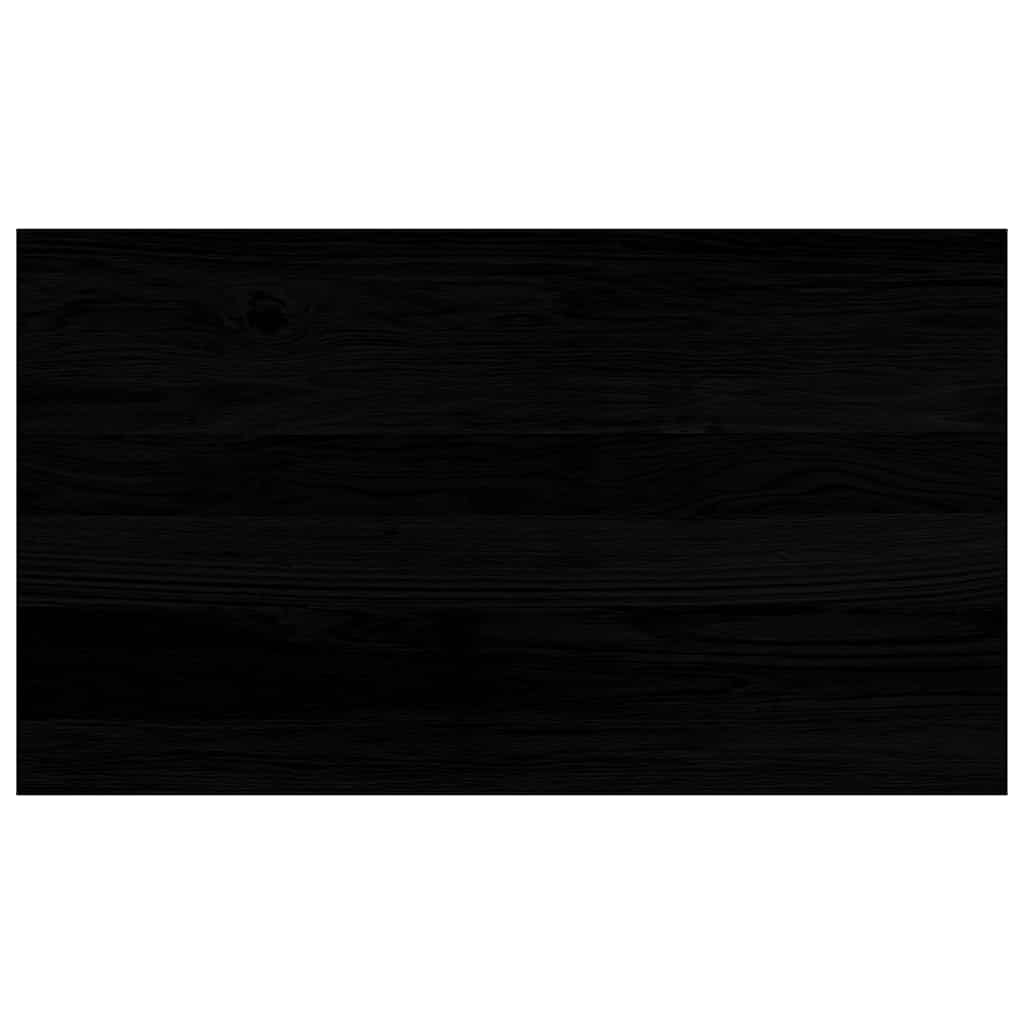 ablakpárkányok 2 db sötétbarna 70x40x2 cm tömör fa tölgyfa