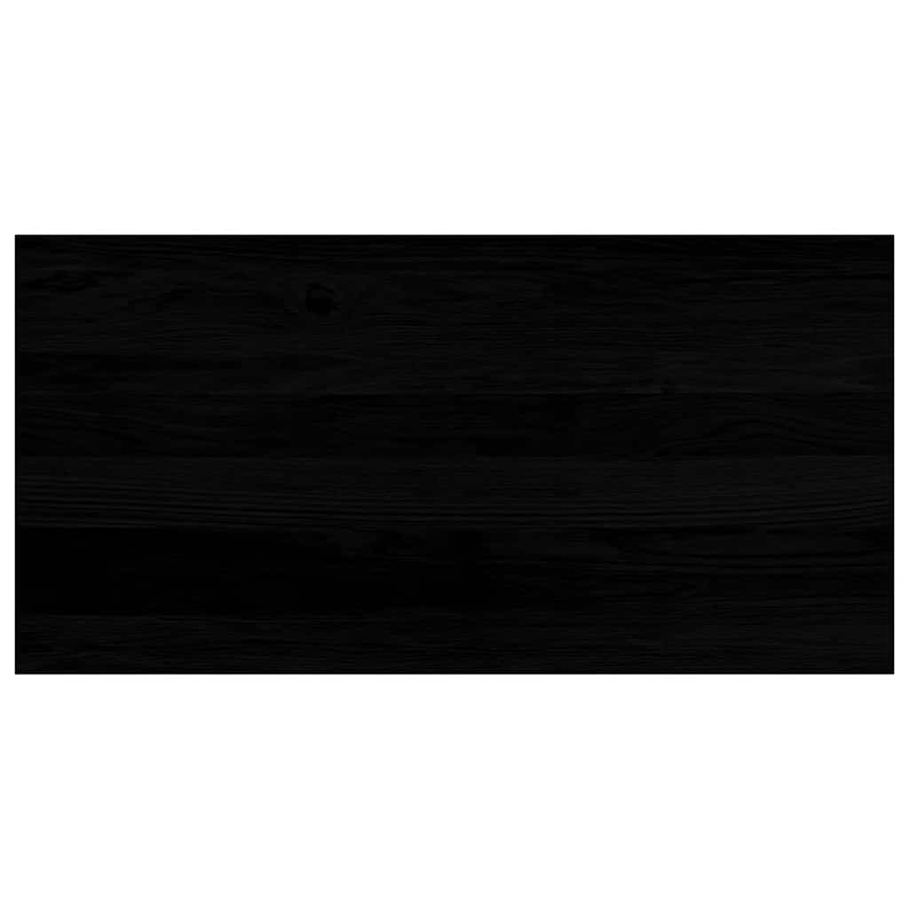 ablakpárkányok 2 db sötétbarna 80x40x2 cm tömör fa tölgyfa