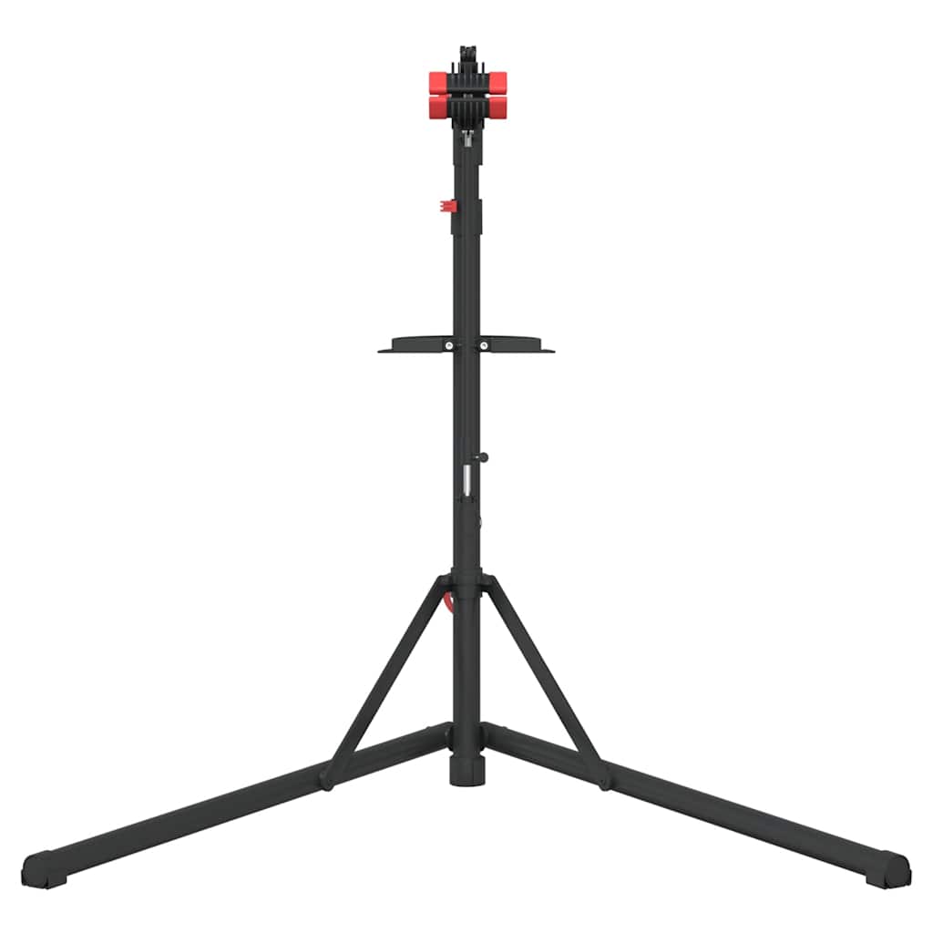 piros acél összecsukható kerékpárjavító állvány 92-152 cm