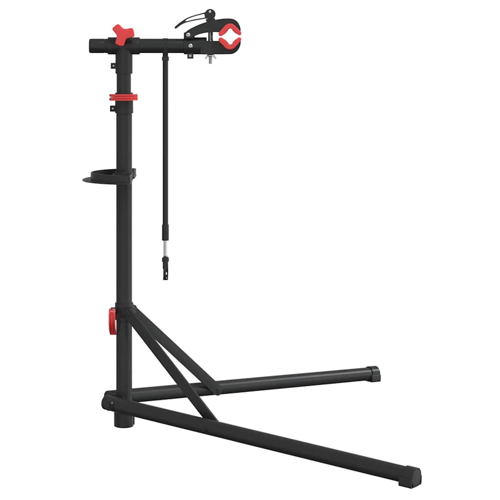 piros acél összecsukható kerékpárjavító állvány 92-152 cm