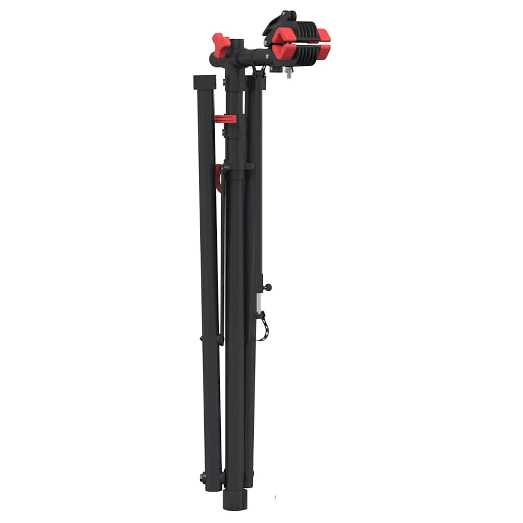 piros acél összecsukható kerékpárjavító állvány 92-152 cm