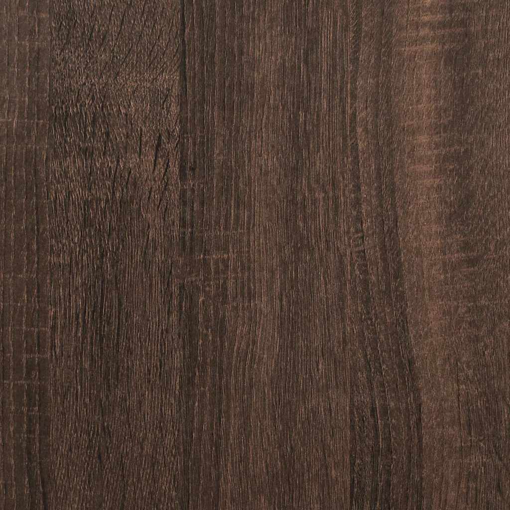 barna tölgyszínű szerelt fa könyvszekrény 40x35x170,5 cm