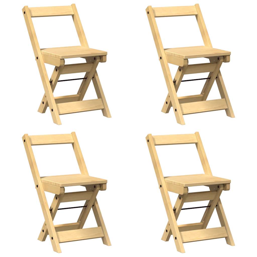 Corona 5 részes összecsukható viaszbarna fenyő étkezőgarnitúra