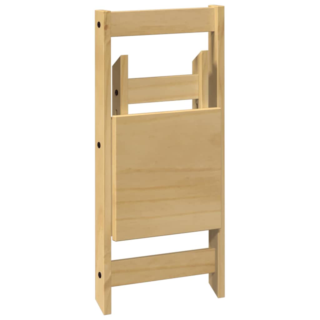 Corona 5 részes összecsukható viaszbarna fenyő étkezőgarnitúra