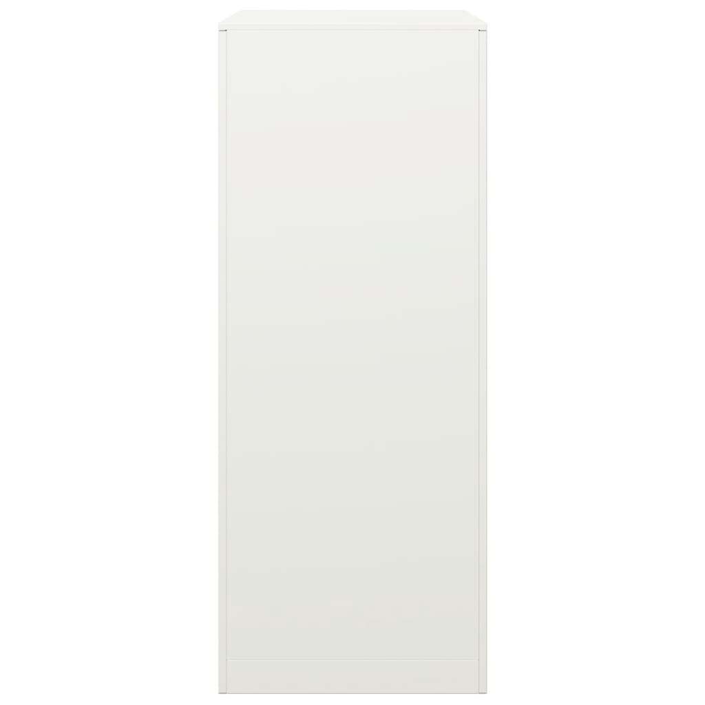fehér acél tűzifatároló 60 x 40 x 100 cm
