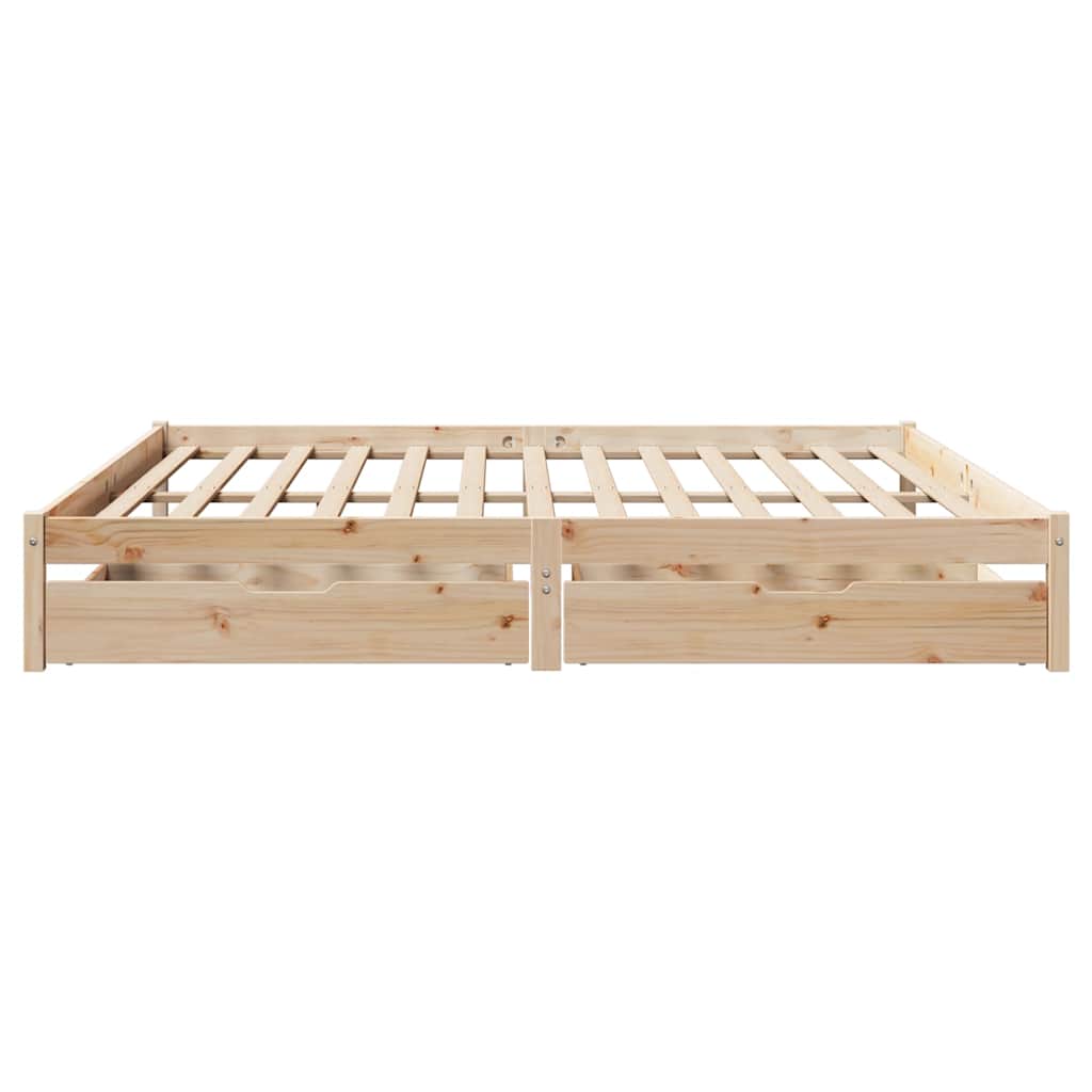 tömör fenyőfa ágy matrac nélkül 200 x 200 cm