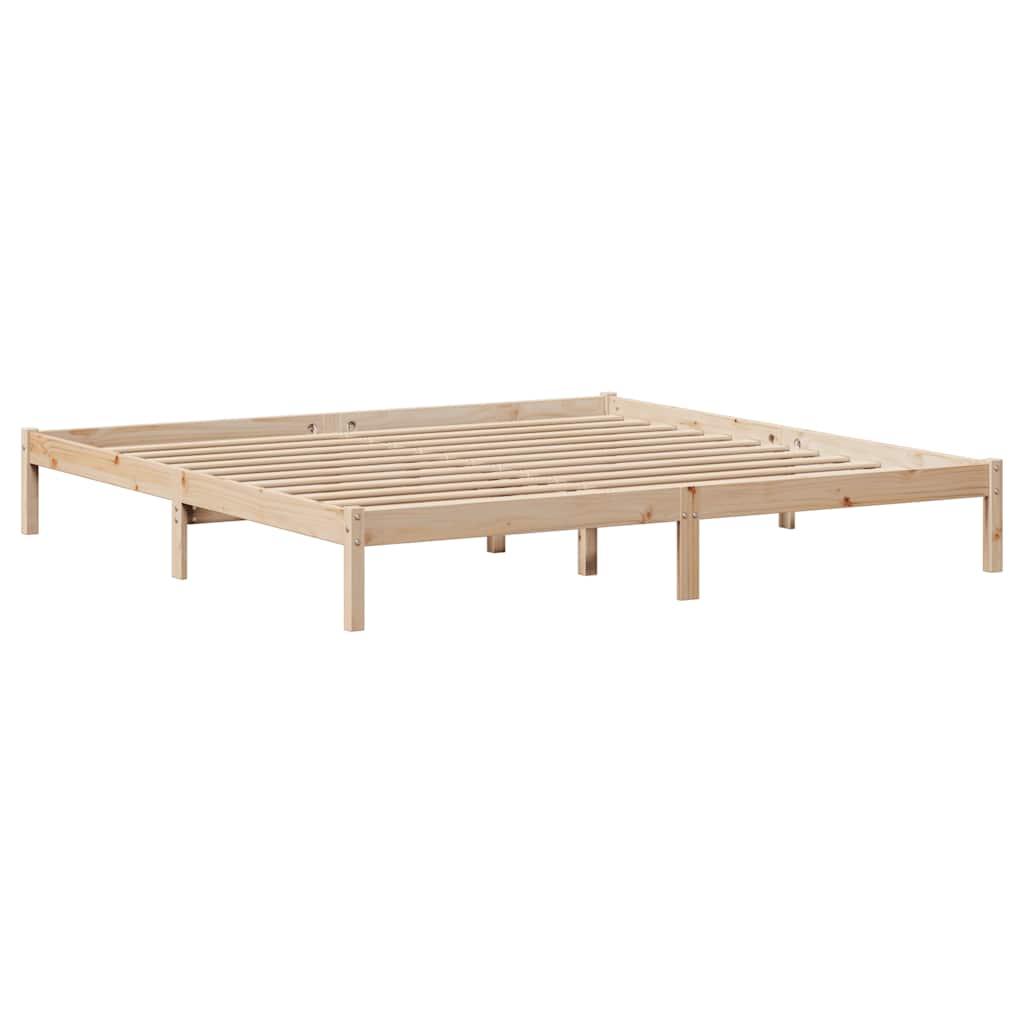 tömör fenyőfa ágy matrac nélkül 200 x 200 cm