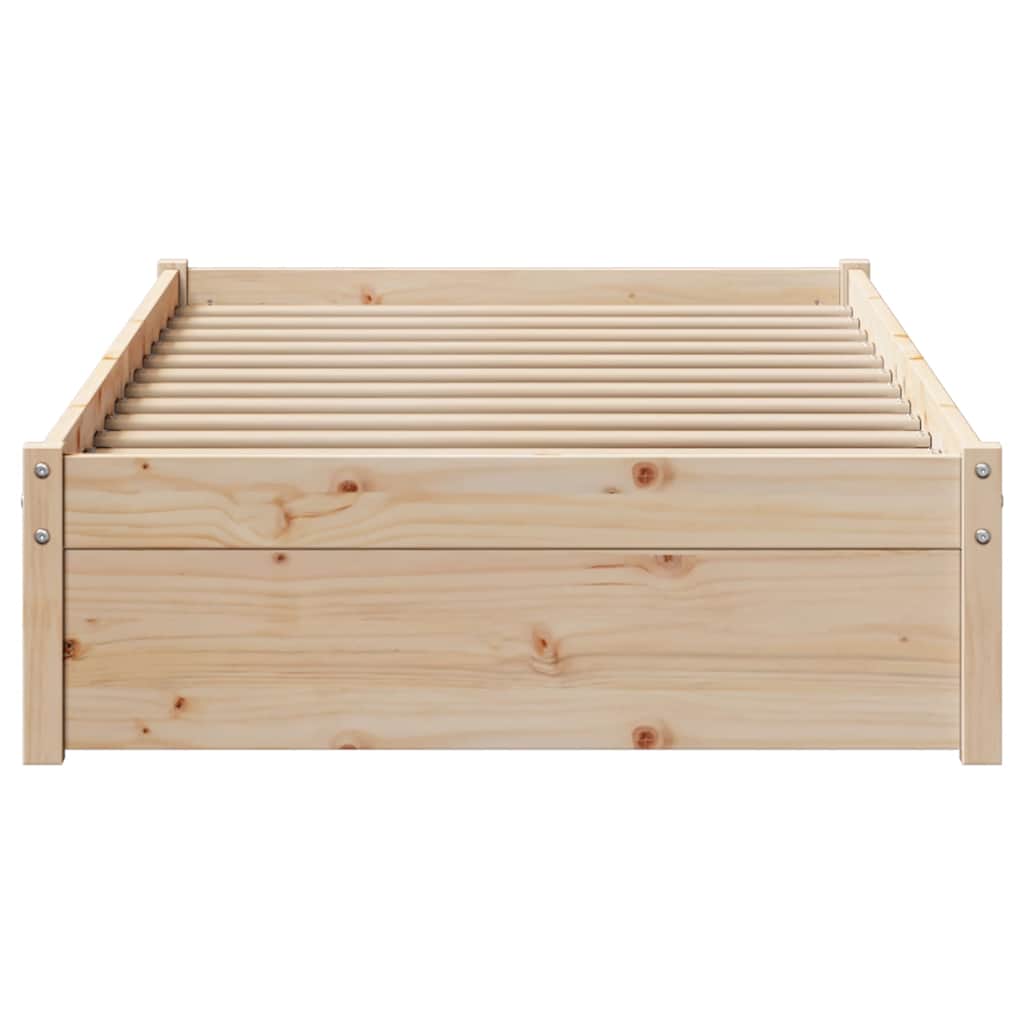 tömör fenyőfa ágy matrac nélkül 90 x 200 cm