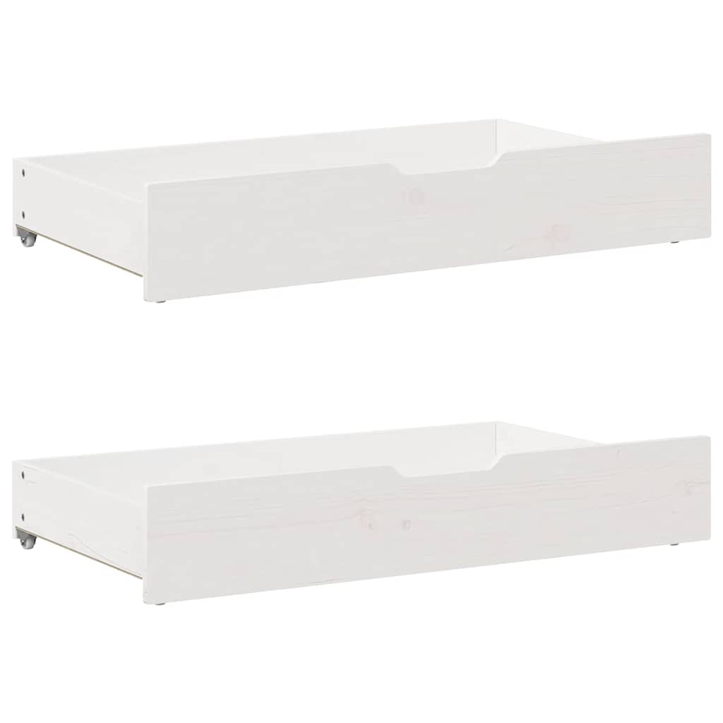 fehér tömör fenyőfa ágy matrac nélkül 200 x 200 cm