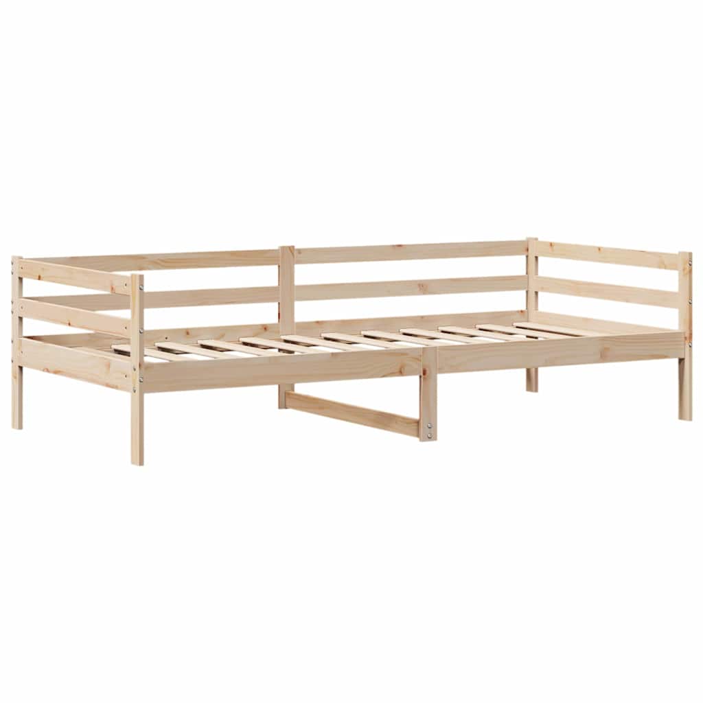 tömör fenyőfa kanapéágy fiókkal 90 x 200 cm