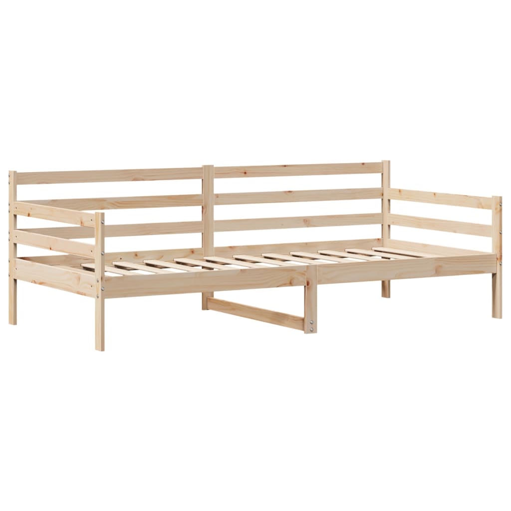 tömör fenyőfa kanapéágy fiókkal 90 x 200 cm