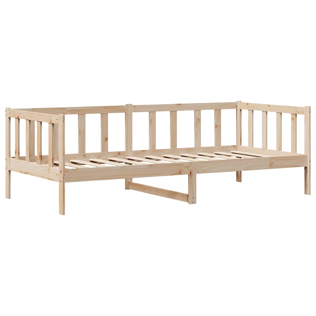 tömör fenyőfa kanapéágy fiókkal 90 x 200 cm