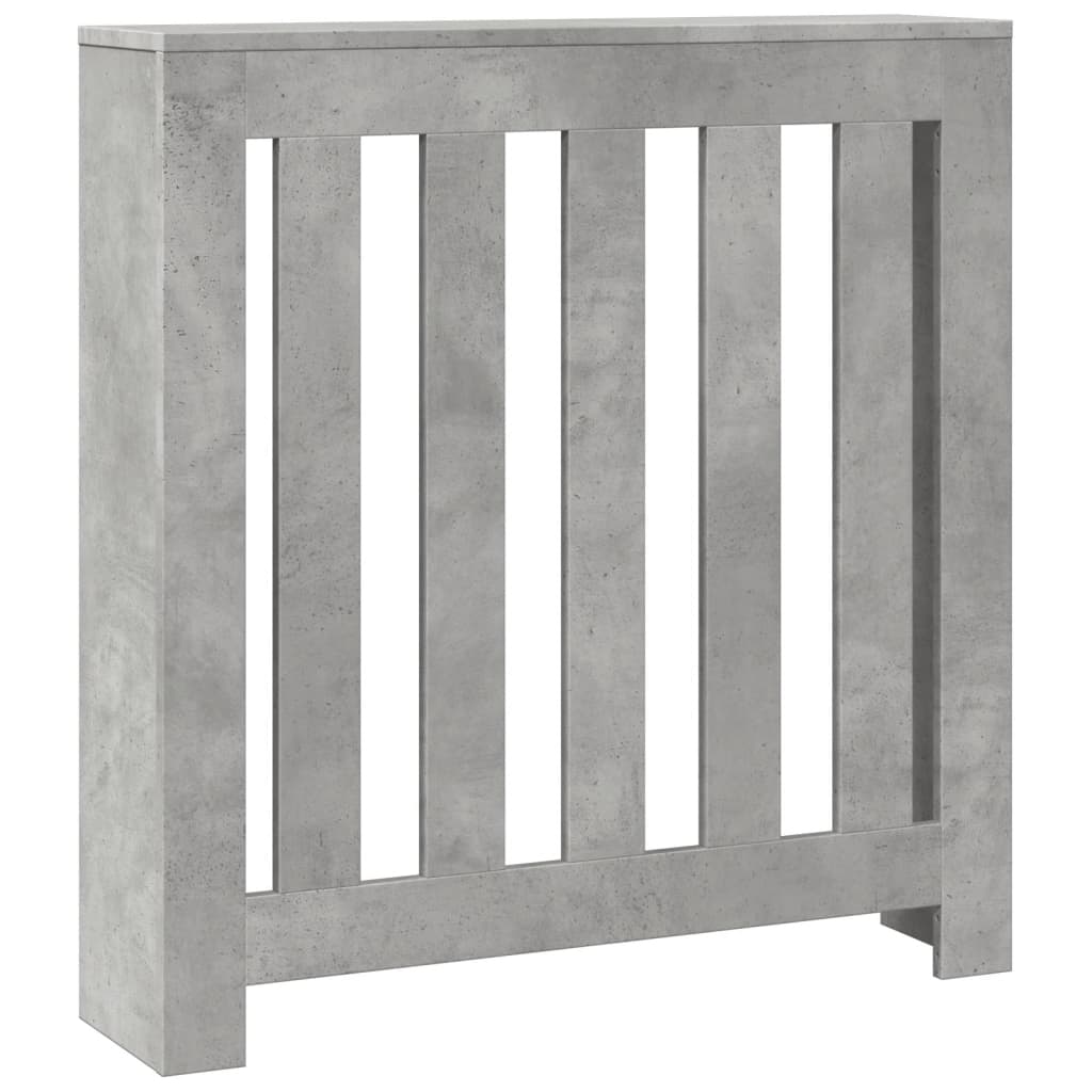 betonszürke szerelt fa radiátorburkolat 78 x 20 x 82 cm
