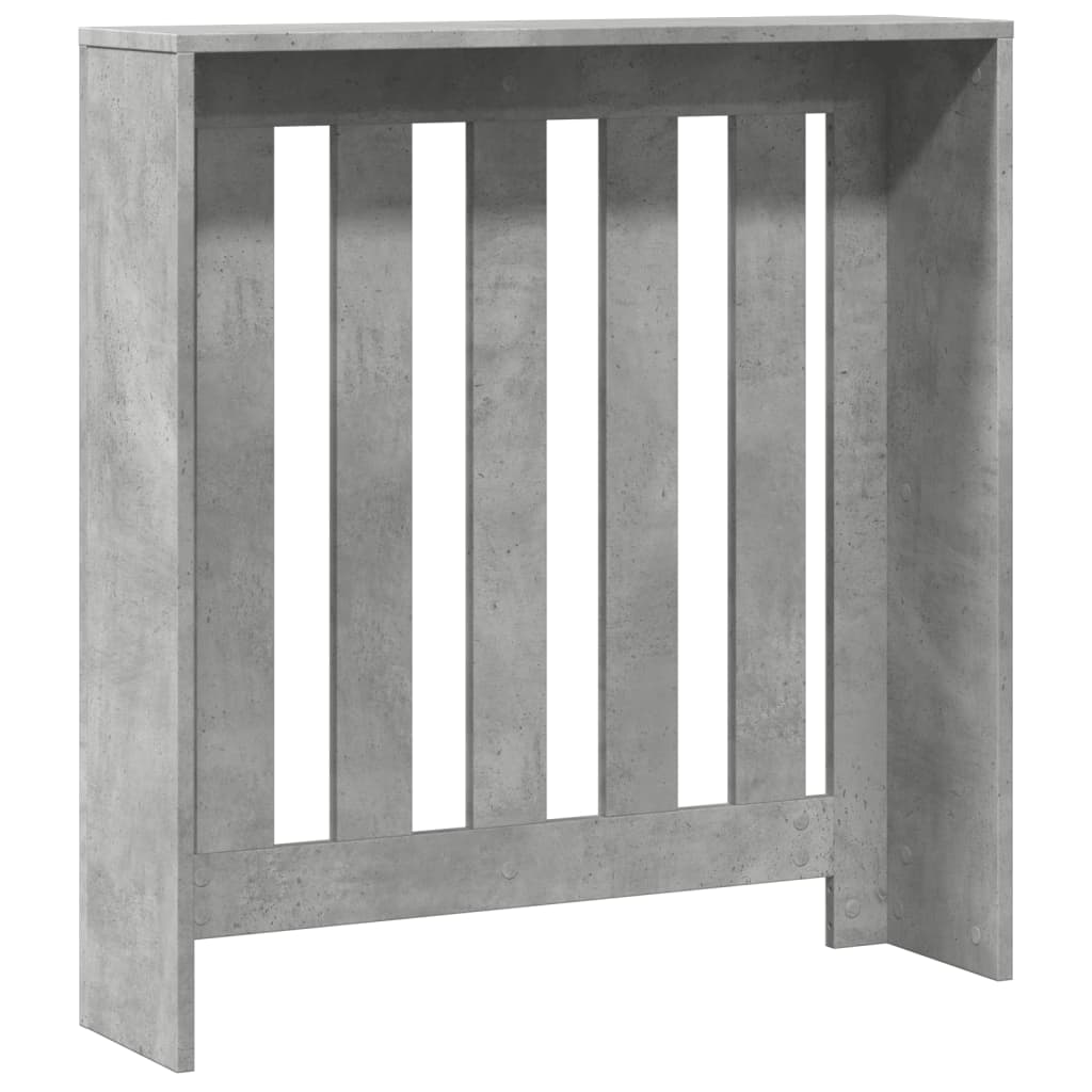betonszürke szerelt fa radiátorburkolat 78 x 20 x 82 cm