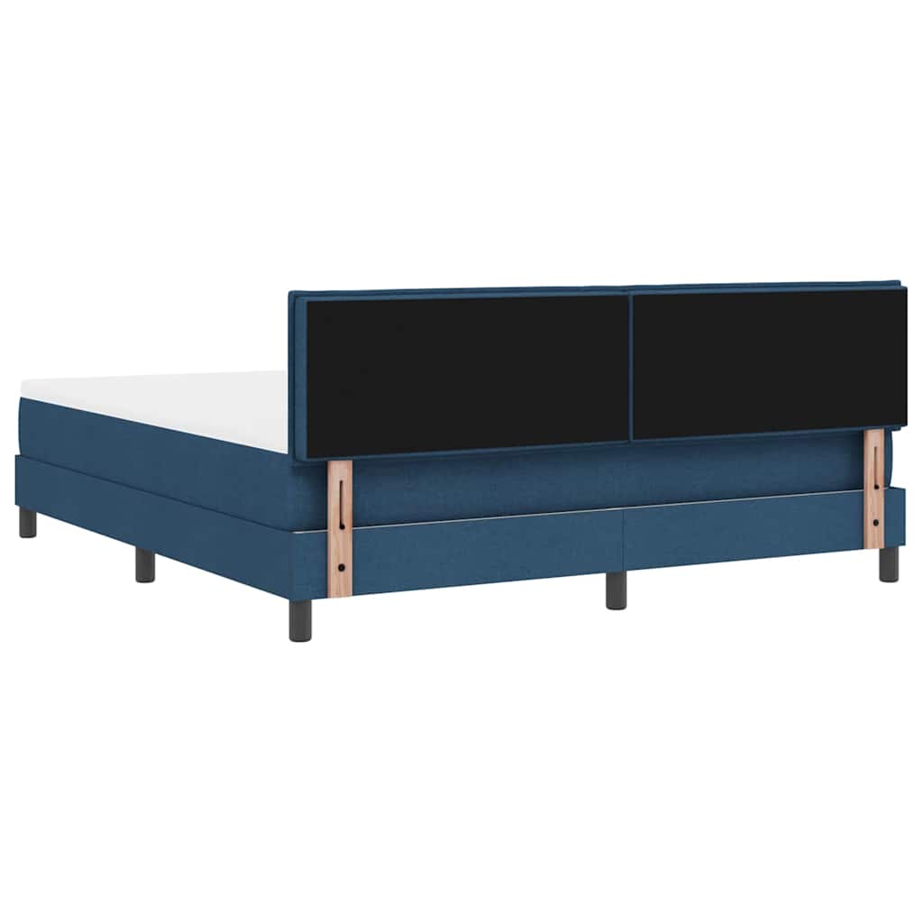 Boxspring ágy matraccal matracmal Kék 180 x 200 cm szövet
